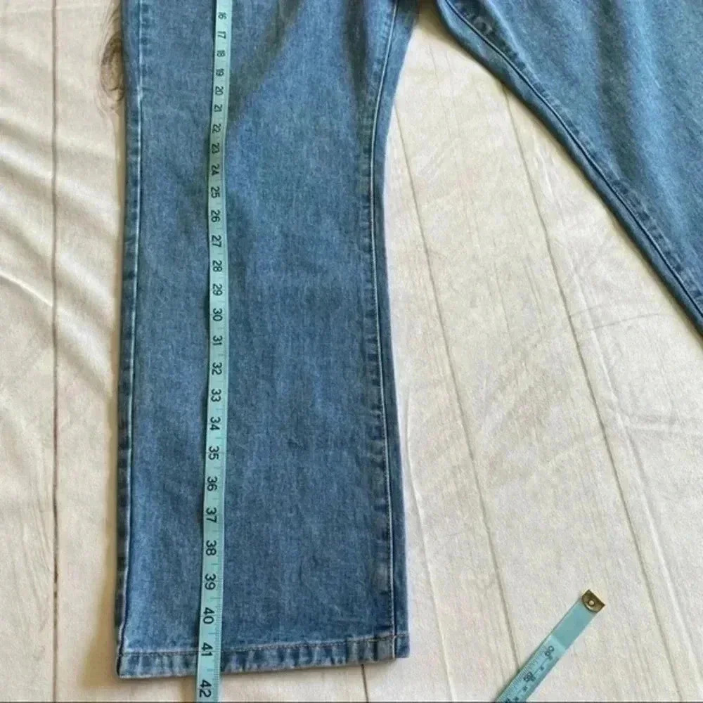 Missguided NWT Light Blue High Rise Boyfriend Jean 12R - Picture 14 of 15